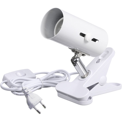 Asupermall - 85-265V 300W UVB Pet Light Holder Morsetto Lampada Apparecchio Solid Ceramic Socket e Iron Shell 360 ¡ã Illuminazione regolabile Habitat