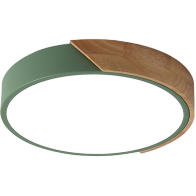 Asupermall - AC220-240V 24W LED Plafoniera circolare circolare per corridoio Scala Corridoio Balcone Soggiorno Camera da letto,Verde | tipo 2