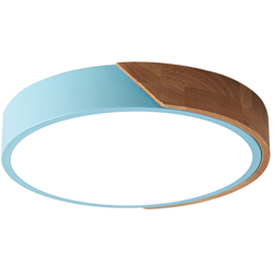 Asupermall - AC220-240V 24W LED Plafoniera circolare circolare per corridoio Scala Corridoio Balcone Soggiorno Camera da letto,Blu | tipo 1 características