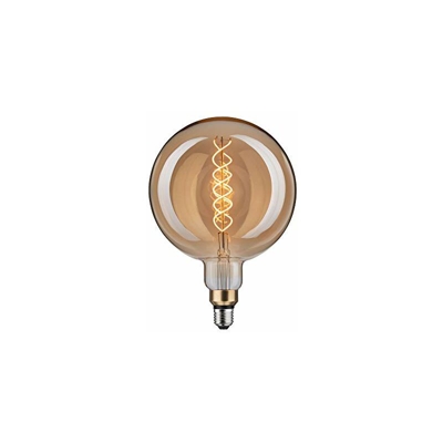 Paulmann 28593 Lampadina LED BigGlobe 7 W 1879 Grand Edition lampadina dimmerabile oro filamento a spirale 2000K luce oro E27