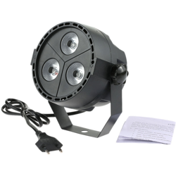 Tomshine 15W 3 LED 8 canali RGBP 4-in-1 Effetto Wash fase luce par Supporto DMX512 master-slave Sound-attivata la modalita automatica con telecomando en oferta