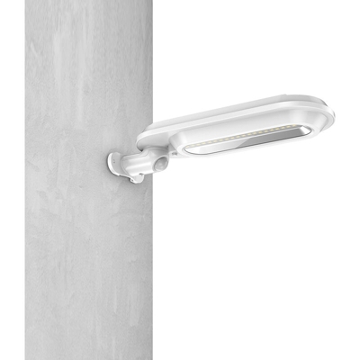 Proiettore ad energia solare 18 luci solari a LED Rotazione di 180 gradi IP65 Impermeabile luci di sicurezza esterne per casa, giardino, prato,Bianco