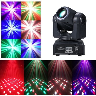 60W Power RGBW LED Moving Heads Stage Light 4 Modelli di illuminazione DMX512 Beam Spotlight 14/16 Channel Auto-run Master-slave a comando vocale per