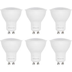Lampadina intelligente WiFi GU10 6Pcs 5W 450LM 2700K-6500K RGB + CCT Luce regolabile Controllo vocale APP Telecomando,6 Pz precio