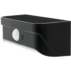 Lampada da parete solare a tre modalita di illuminazione Nero / Grigio / Blu / Arancio,Nero precio