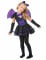 Costume da pipistrello viola bambina en oferta