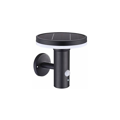 Lumisky Wall Applique da Parete Solare Multifunzione con sensore di Movimento Thy a LED 18 cm, Nero, 16 x 16 x 17 cm