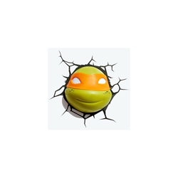 14220 disegno lampada decorativa LED 3D Ninja Turtles, Michelangelo - 3d Deco Light características