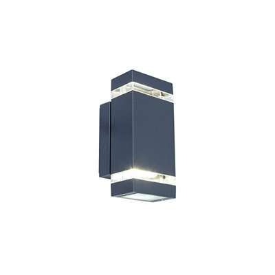 Focus Lampada da Esterno a LED Integrato 7.6 W, Grigio Antracite, 23.5 x 11 cm - Lutec
