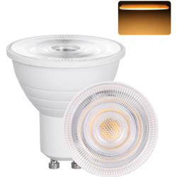 GU10 AC180-240V 6W Lampadina a Led Lampadina Tazza Ampolla Led per Riflettore Domestico Risparmio Energetico,Bianco caldo | 24 gradi características