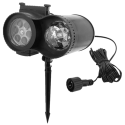 AC 85-240V 15W LED 48 modelli Mini proiettore Luci Spot Lampada da giardino per esterni Movimento rotante Fiocco di neve Acqua W-ave Faretto en oferta