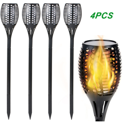 Fiamme tremolanti solari Torce Luci Riflettore solare esterno Decorazione del paesaggio Illuminazione Dusk to Dawn Auto On / Off Sicurezza Torcia precio