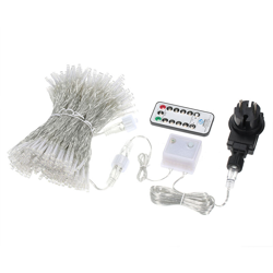 300 LED Luce per tende da fiaba 3m * 3m 12 stringhe Luci da stringa per finestre con telecomando Timer 6H IP44 Resistente all'acqua 8 Modalita di características