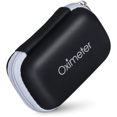 Bagagli bag dita ossimetro, tasche con cerniera, nero