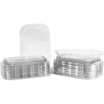 50pz Coperchi in Plastica per Vaschette Alluminio Alimenti Monouso 5 Porzioni