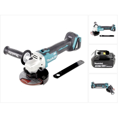 Makita DGA 506 F1 Smerigliatrice angolare a batteria 18V 125mm Brushless + 1x Batteria 3,0Ah - senza caricatore