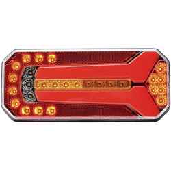 WAS Fanale posteriore per rimorchio Cavi terminali Luce di direzione, Luce di stop, Retronebbia, Fanale posteriore post precio