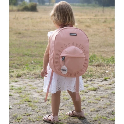 CHILDHOME Zaino Scuola per Bambini ABC Rosa e Rame - Multicolore