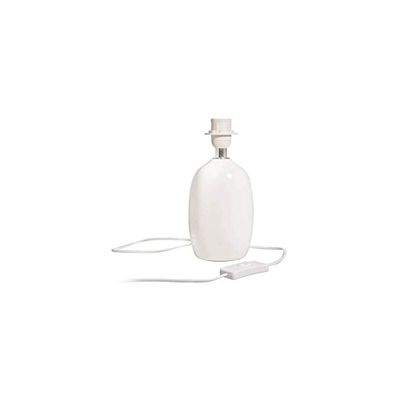 Rayher 23088000Â lampada in ceramica Base Helsinki, VDE, in ceramica, 1Â x bianco 2,5Â x 7,5Â cm