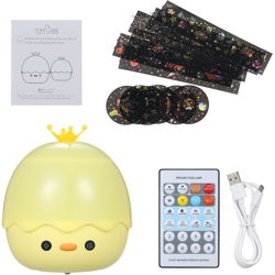 Tomshine Proiettore di luce USB con funzione timer telecomando Rotazione di 360 gradi Luci colorate Altoparlante musicale BT 8 canzoni incorporate características