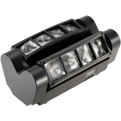 90W RGBW 7 / 13 canali LED DMX512 suono attivato Auto in esecuzione Mini Spider fase fascio luce testa ruotabile effetto lampada con linea di segnale características