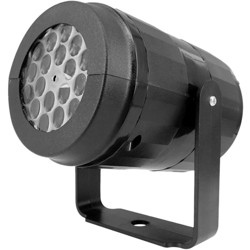 A C85V-240V 5 W 4 LED 12 modelli Faretto rotante Mini proiettore Lampada Apparecchio di illuminazione per Natale Natale H-alloween Holiday Festival características