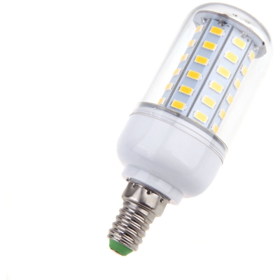 Asupermall - E14 12W 5730 SMD 60 LED lampadina lampada Energy Saving a 360 gradi del cereale caldo bianco 220-240V,bianco caldo | 2