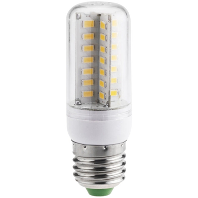 Asupermall - E27 6W 5630 SMD 56 LED economizzarici d'energia di mais lampada lampadina 360 gradi caldo 200-230V bianco,bianco caldo