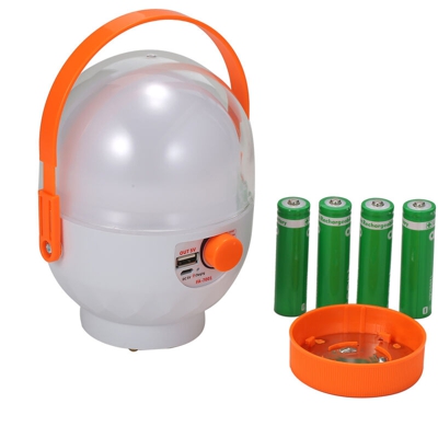 luci a LED lampadina campeggio, luci di emergenza a batteria, luci della tenda, bianca