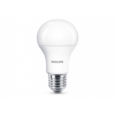 Philips LED A60 12.5 W (100 W) E27 Lampadina Edison, luce diurna fredda smerigliata, 6500 K, 110 x 60 mm, 13 kWh [Classe di efficienza energetica A+]