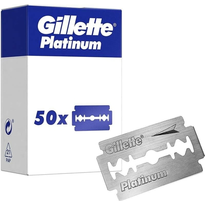 Gillette Platinum Lame Per Rasoio Di Sicurezza 50Pz Monolama