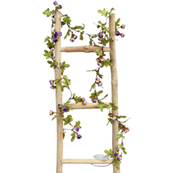 Artificiale Viola Fiori Vite Stringa Luce 2.2 M 25 Perline Lampada Costante Luminoso Bianco Caldo Decorazione Della Stanza,2,2 m precio