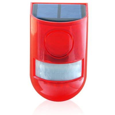 N911 Spia luminosa a LED solare Lampada allarmante IP65 Modalita di funzionamento a quattro velocita Alimentazione solare / Carica CC,Rosso