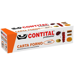 Rotolo Carta Forno Professionale Per Cibo e Alimenti 50 mt x 33 cm con Astuccio precio