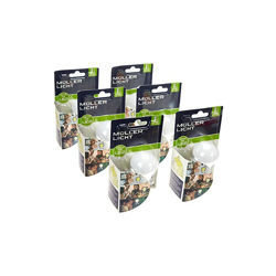 Mueller della luce 400300Â _ Set a +, Set di 3Â in 1Â LED a forma di goccia Switch DIM, Plastica, 5.5Â W, attacco E14, Bianco, 4.5Â x 4.5Â x 8.1Â cm precio