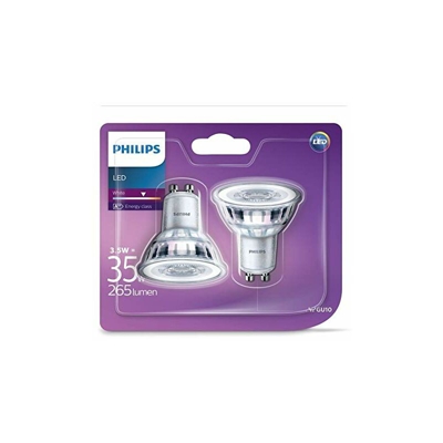8718696582671Â Philips Spot LED attacco, Plastica, GU10, 35Â W, bianco - Philips Lighting