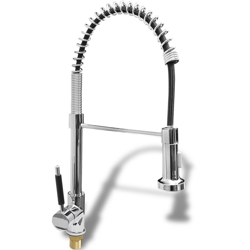 Lavello a spruzzo per tubo da cucina con rubinetto estraibile robusto con lavello monocomando Miscelatore da cucina monocomando Miscelatore lavello precio