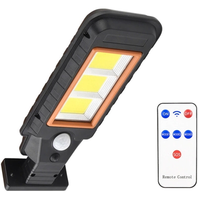 Lampada da parete con rilevamento solare IP65 Tre modalita di illuminazione 60/72 / 120LED con / senza controller,120COB con controller