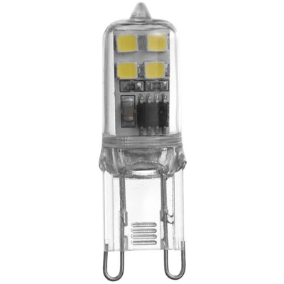 Asupermall - Lampadina G9 L-ED 2W SMD2835 8L-EDs Illuminazione lampadario a sospensione Sostituire la lampada alogena,Trasparente | Bianco freddo