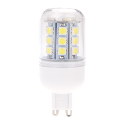 Asupermall - G9 4.5 w Lampada lampadina risparmio energetico a 360 gradi di luce 5050 SMD 24 LED mais bianco 220-240V,bianco | 4.5