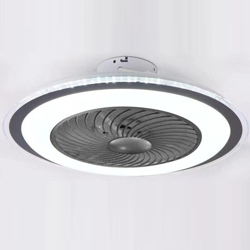 Lampada moderna per ventilatore a soffitto con telecomando Luce a 3 colori 3 velocita Vento 60 cm Ventilatori a soffitto 220V Illuminazione a LED per características