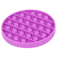 Silicone push Bubble giocattoli sensoriali | tondo, viola - tondo, viola precio