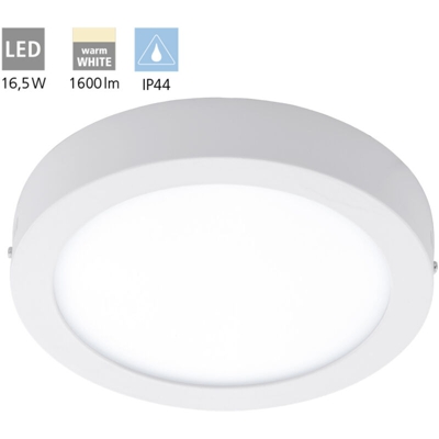 lampada da soffitto a LED per esterni Argolis, 1 lampada da parete e soffitto, in alluminio e plastica, IP44 - Eglo