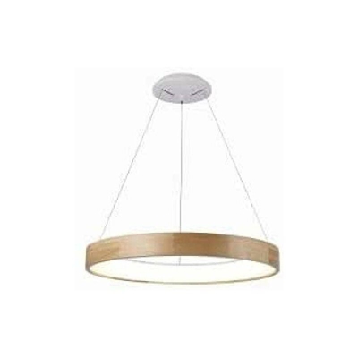 F-Bright - Lampada da soffitto a LED, 50 W, in legno