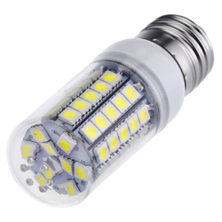 Asupermall - Mais LED luce lampadina E27 9W 5050 SMD illuminazione 59 LED risparmio a 360 gradi bianco 220-240V,bianca precio