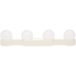 4 lampadine a LED per specchietti retrovisori USB ricaricabili senza fili per trucco da trucco Luminosita Temperatura colore regolabile,bianca características