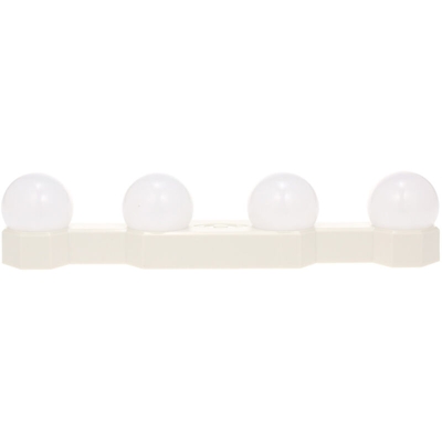 4 lampadine a LED per specchietti retrovisori USB ricaricabili senza fili per trucco da trucco Luminosita Temperatura colore regolabile,bianca