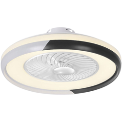 Lampada moderna per ventilatore a soffitto con telecomando Luce a 3 colori 3 velocita Vento 50 cm Ventilatori a soffitto 220V Illuminazione a LED per en oferta