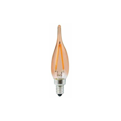 711620-LED - Lampadina a filamento LED 'Grand Siecle', 22 mm, attacco E10 (MES Miniature Edison tappo a vite), colore: ambra, bianco caldo, 80 lumen, características