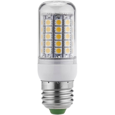 Asupermall - Mais LED luce lampadina E27 9W 5050 SMD illuminazione 59 LED risparmio a 360 gradi caldo bianco 220-240V,bianco caldo